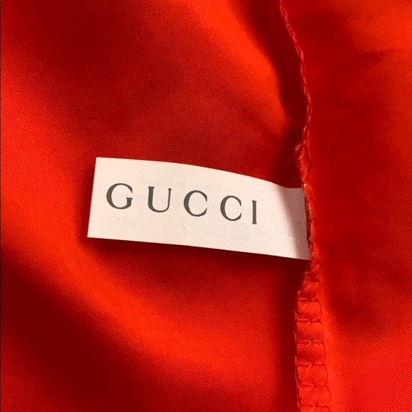 Silky Set of 2 Red Gucci Dust Bags - Picture 7 of 11